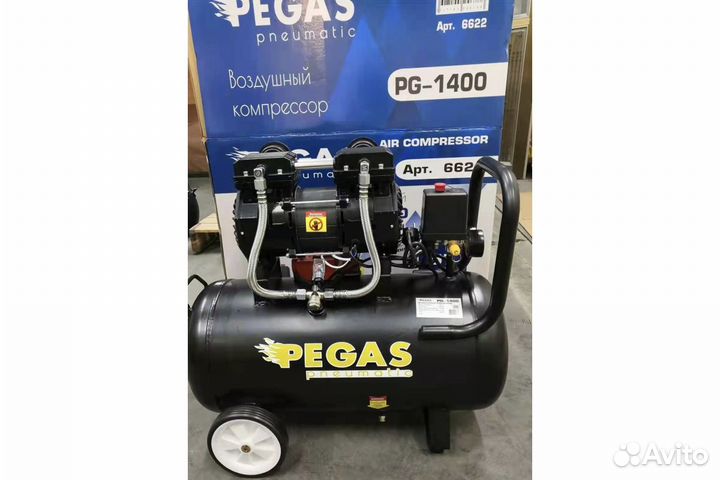 Бесшумный компрессор pegas PG-1400 проф