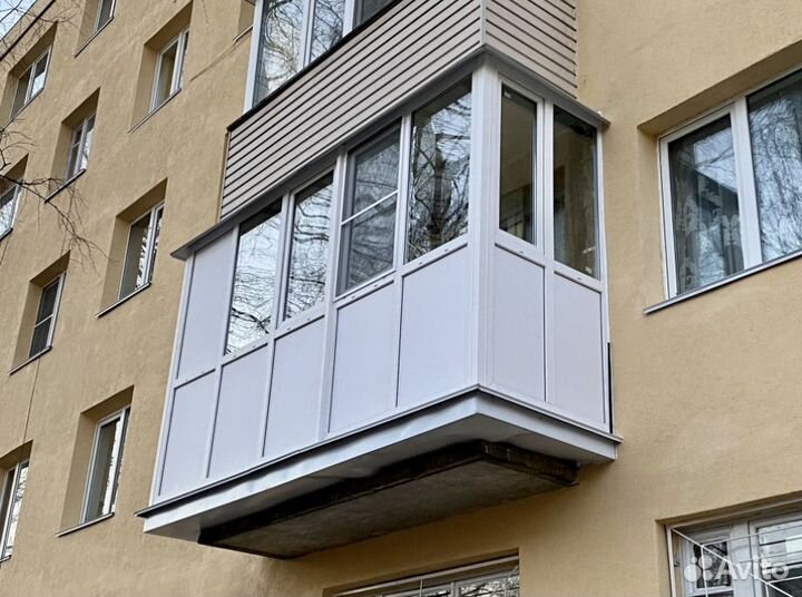 Остекление\ремонт балконов и лоджий под ключ Кр-др