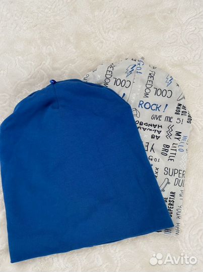 Шапочки хб от 0-2х лет (за 2 шт)