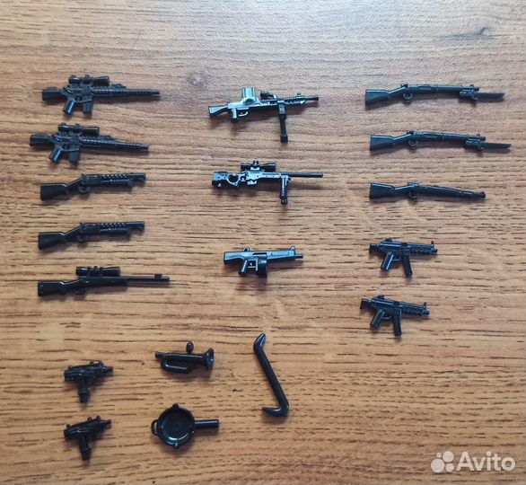 Аксессуары и оружие Лего