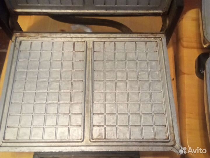 Большая тяжёлая вафельница СССР