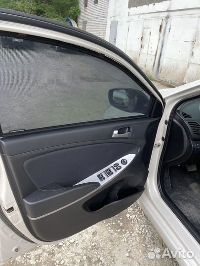 Каркасные шторки Hyundai Solaris