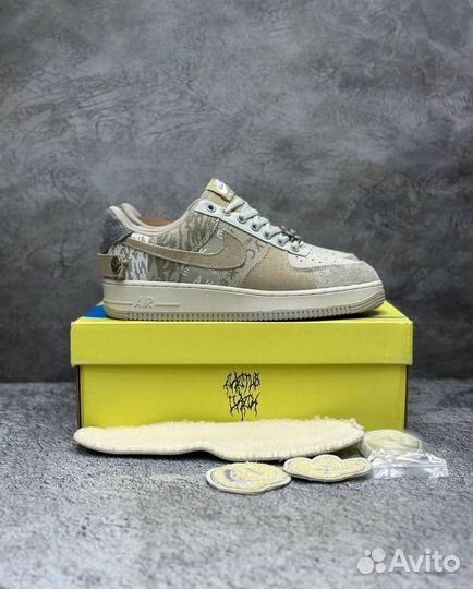 Кроссовки зимние Nike Air Force 1 Cactus Jack