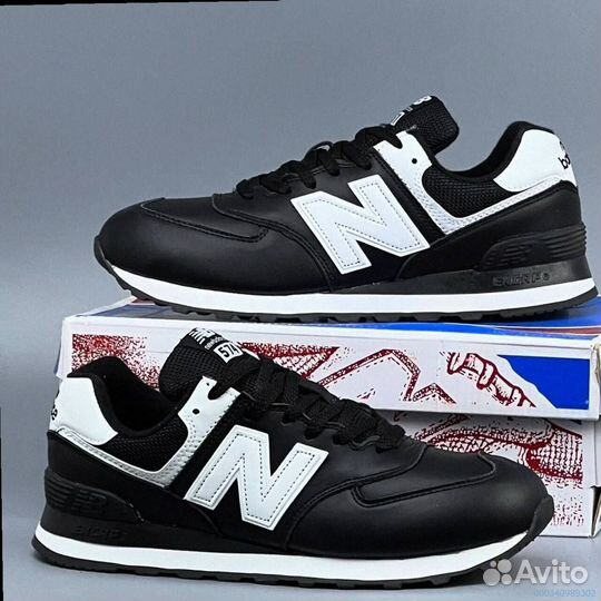 Кроссовки New Balance 574 Black (Арт.13361)