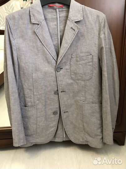 Льняной мужской пиджак