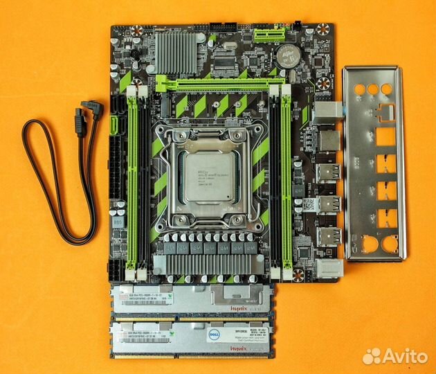 Материнская плата X79 Xeon E5 2650v2 16Gb