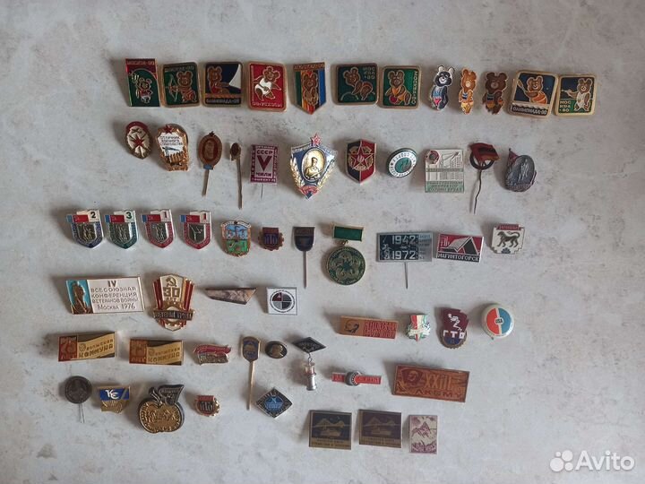 Тяжелые значки СССР