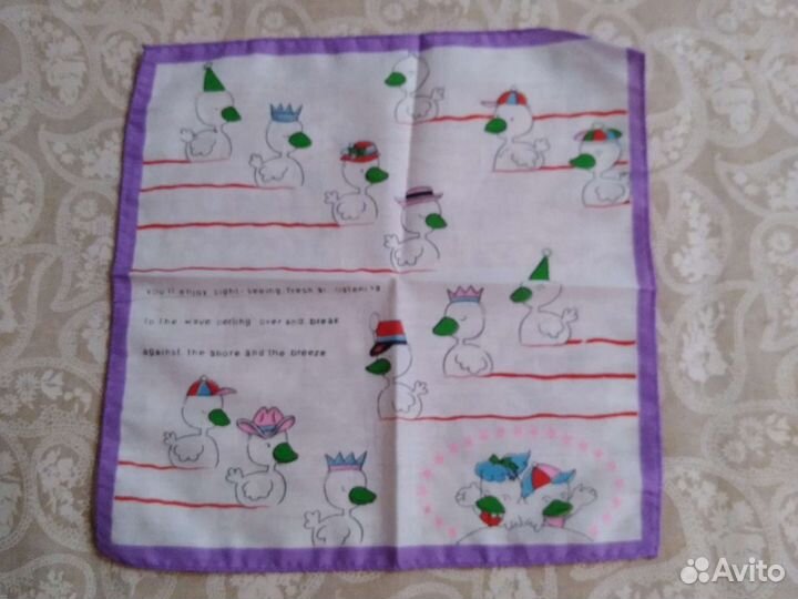 Носовые платочки детские