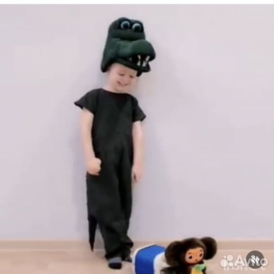 Костюм Крокодил Гена 104-110