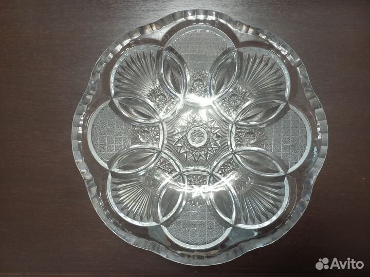 Большие хрустальные вазы Чехословакия, СССР