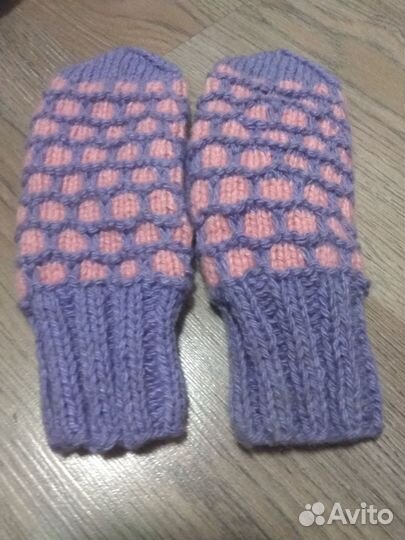 Варежки женские ручная работа