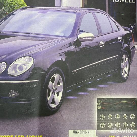 Подсветка порогов Mercedes W210 W211