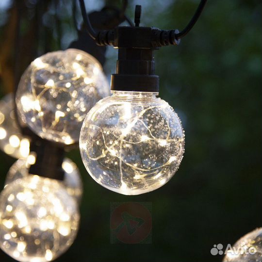 Гирлянды Ретро для интерьера и улицы светодиодные