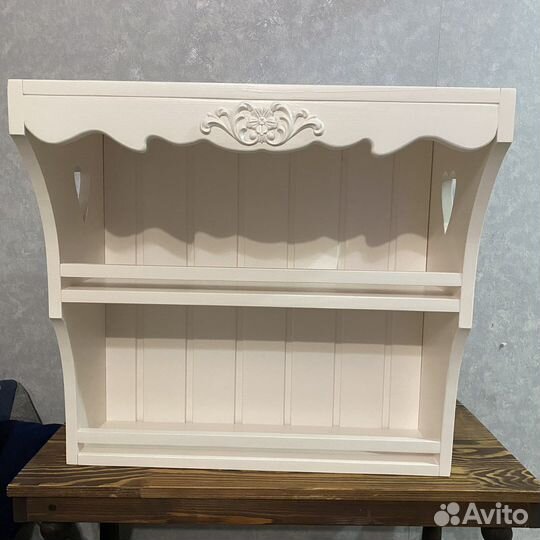 Полка прованс, шебби шик, бежевая