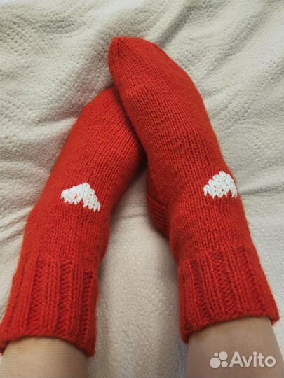 Носки. Шерстяные вязанные носки