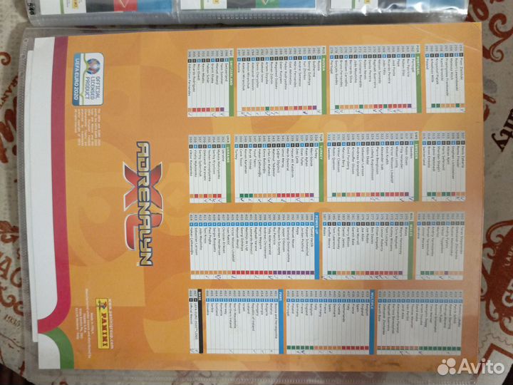 Футбольные карточки euro 2020