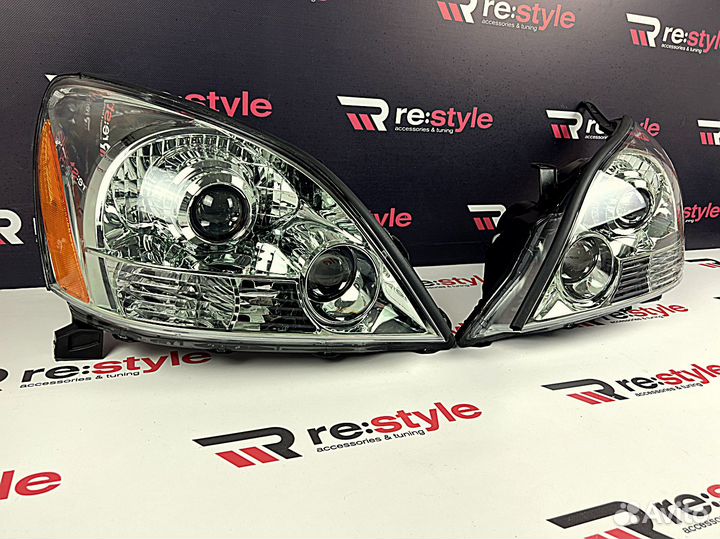 Фары Лексус GX470 Зеленые