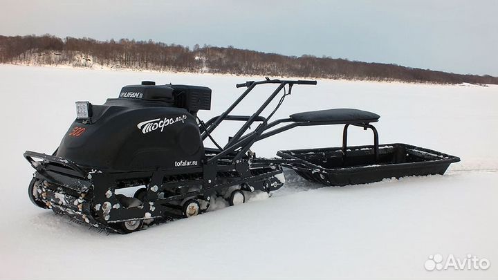 Мотобуксировщик тофалар 500 с модулем толкач