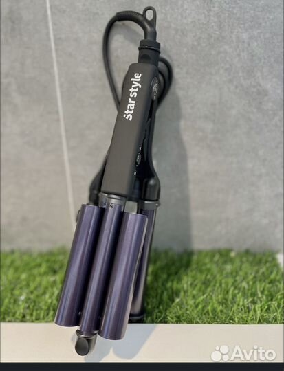 Плойка для завивки волос тройная