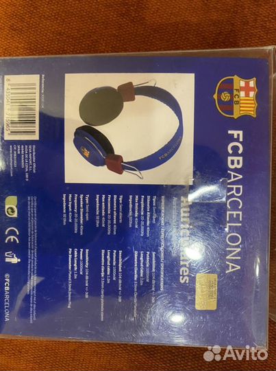 Оригинальные нашуники клуба барселона