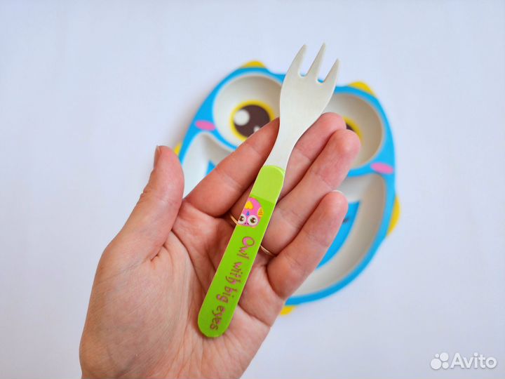 Детская посуда из бамбука