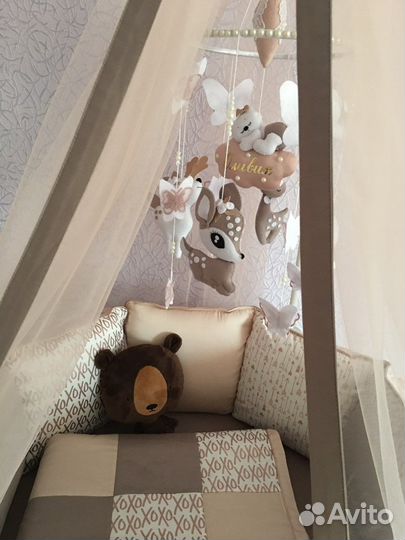 Комплект в кроватку с бортиками