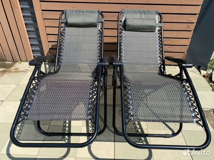 Кресло шезлонг 2шт