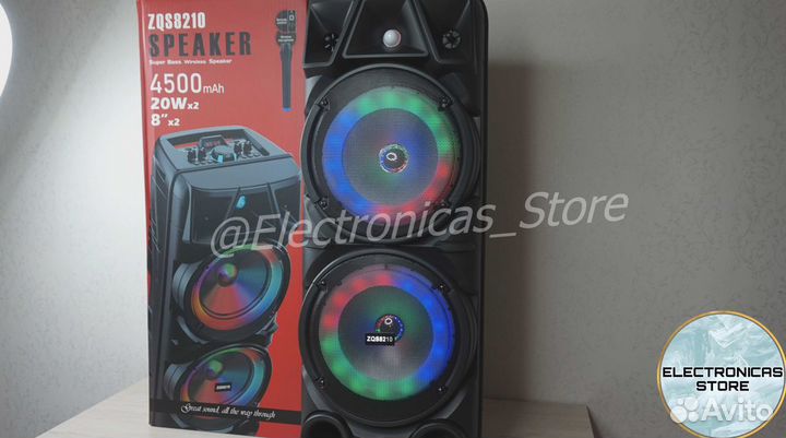 Большая Блютуз Колонка BT Speaker PT8210