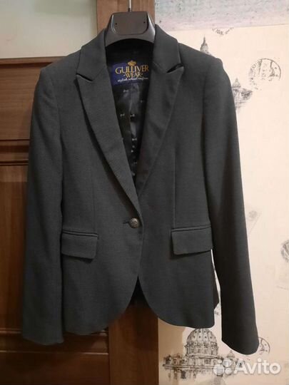 Пиджак школьный Гулливер 140 для девочки