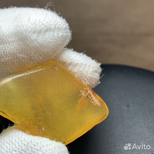 Винтажный Янтарный Камень Ретро