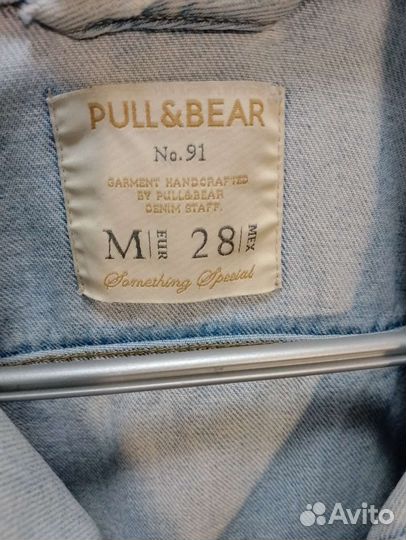 Джинсовая куртка pull bear женская