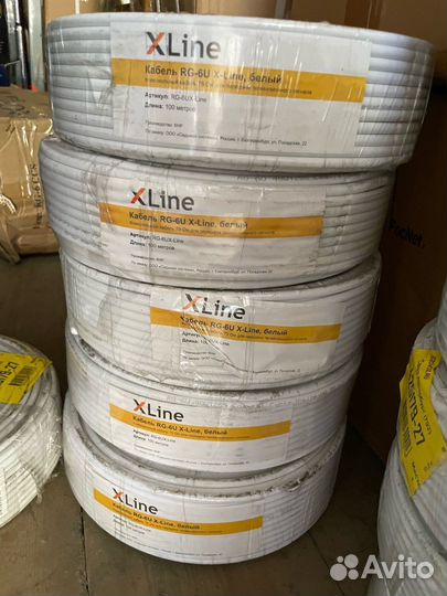 Кабель коаксиальный RG-6U CCS 75Ом