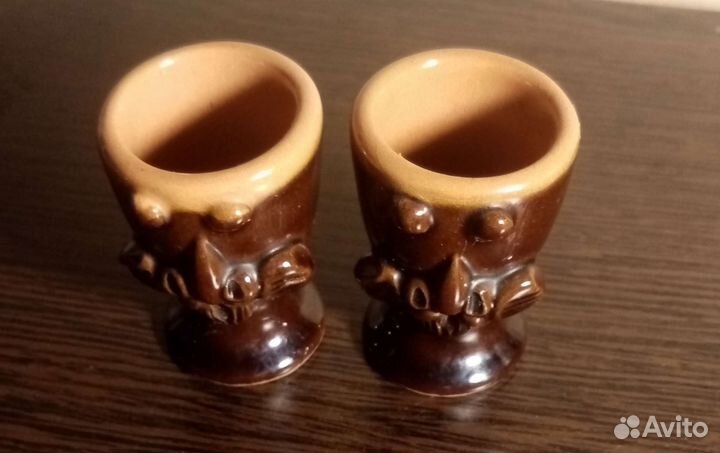 2 коф. чашки, менажница, 2 рюмки