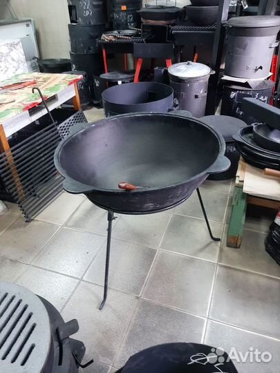 Казан чугунный узбекский 80 литров