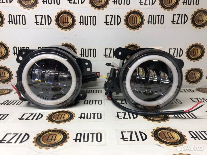 LED птф ангельские глазки Renault Ford Nissan Форд