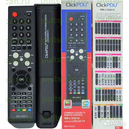 Универсальный пульт для Supra,Fusion RM-L1042+