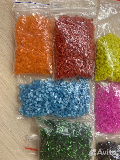 Бисер стеклярус