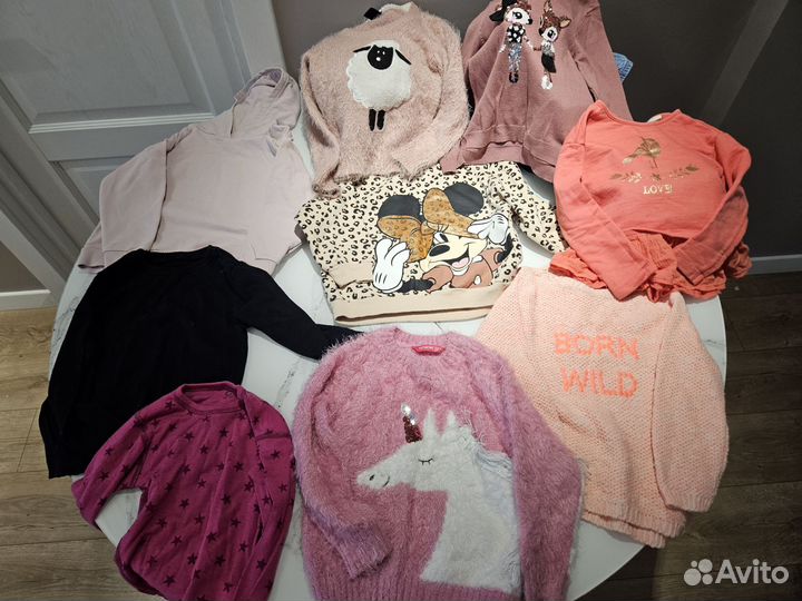 Пакет одежды на девочку 104 110