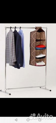 Вешалка для одежды напольная металлическая