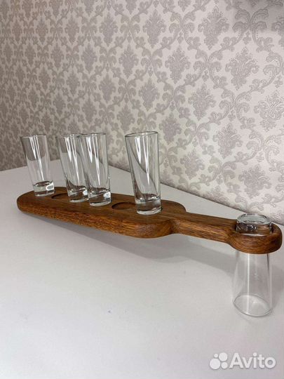 Шотница, рюмочница, подставка для рюмок под стопки
