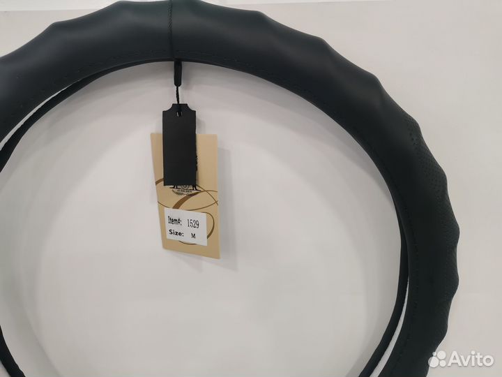 Кожаная оплетка на руль (М-1529)