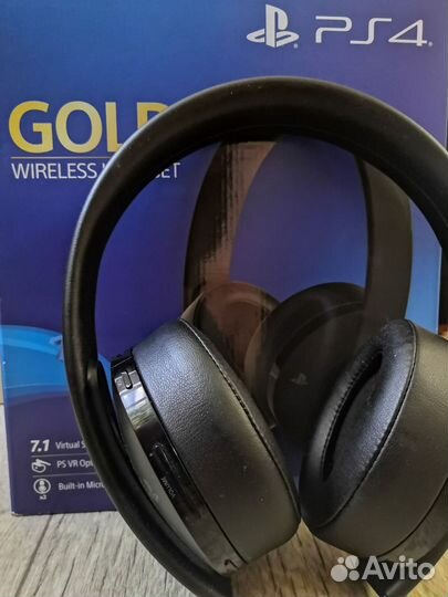 Наушники Sony ps4 gold 7.1