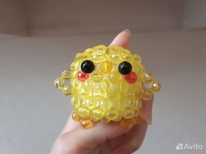 Кругляш/ мини амигуруми из бусин