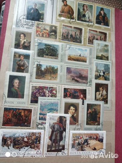 Кляссер с марками,худ.галерея,картины и др