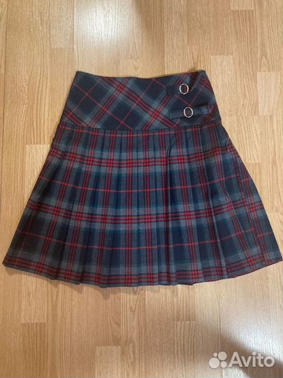 Юбка школьная в клетку