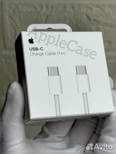 Кабель Apple USB-C плетенный Charge Cable 1м