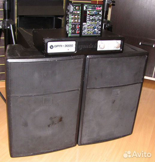 Колонки DAS 1600W Pro 2шт Усилитель Микшер 99DSP