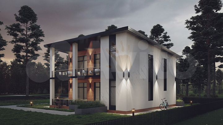 Дом 195 м² на участке 6 сот.