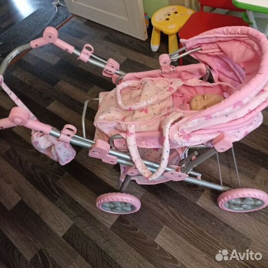 Прогулочная коляска детская складная