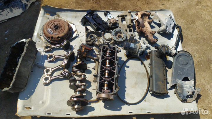 Двигатель в разборе Skoda Octavia A5